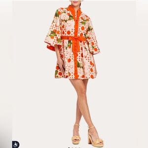 NWT Mestiza
Carmen Floral Cotton Linen Mini Dress 4